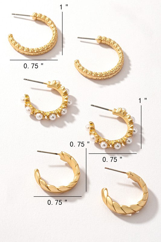 Trio Hoop Set