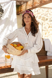 Isabel White Blouse
