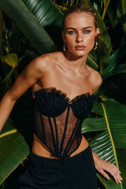 Genivieve Bustier Black
