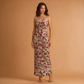 Sequined Sheath Dress Party Holiday Split Dress