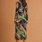 Swirl Multi-Print Dress