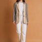 Riley Plaid Patch Work Blazer