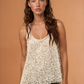 Sequin Beige Top