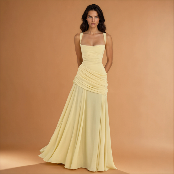 Allie Draped Maxi Dress