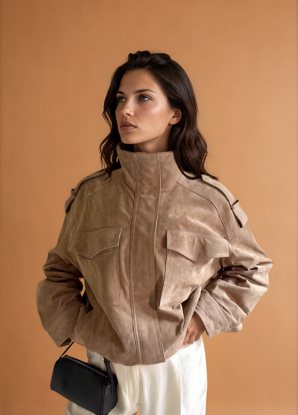 Sammie Suede Textured Coat