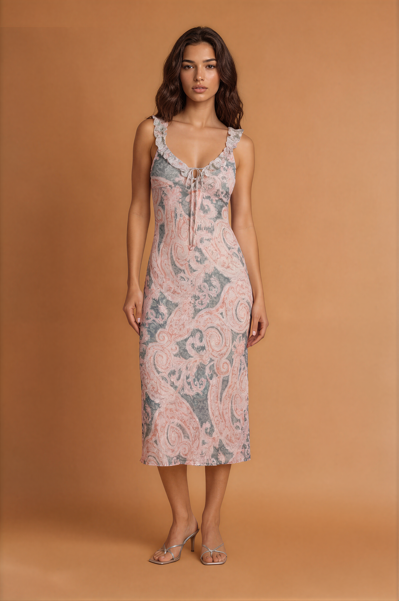 Cass Floral Print Sleeveless Dress