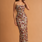 Sequined Sheath Dress Party Holiday Split Dress