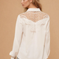 Wendy White Lace Blouse