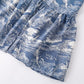 Women Ruffled Shoulder Strap Slim Fit Slimming Split Strap Dress