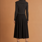 Autumn Large Collared  Button Knitted Cardigan
