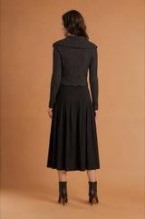 Autumn Large Collared  Button Knitted Cardigan