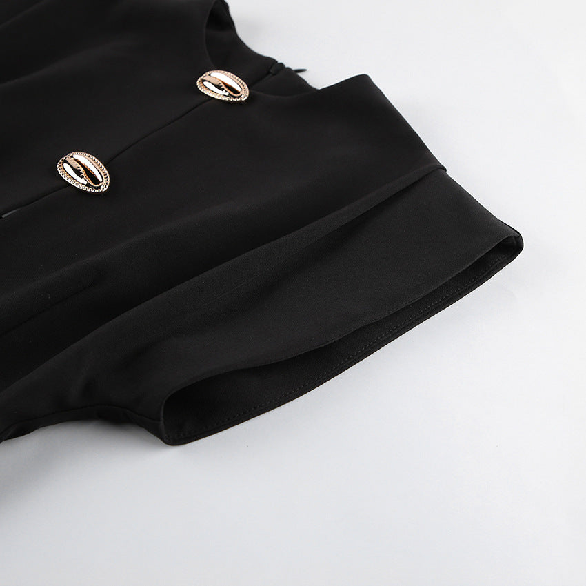 Lizzy Elevated Black Midi