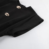 Lizzy Elevated Black Midi