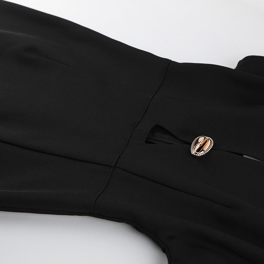 Lizzy Elevated Black Midi