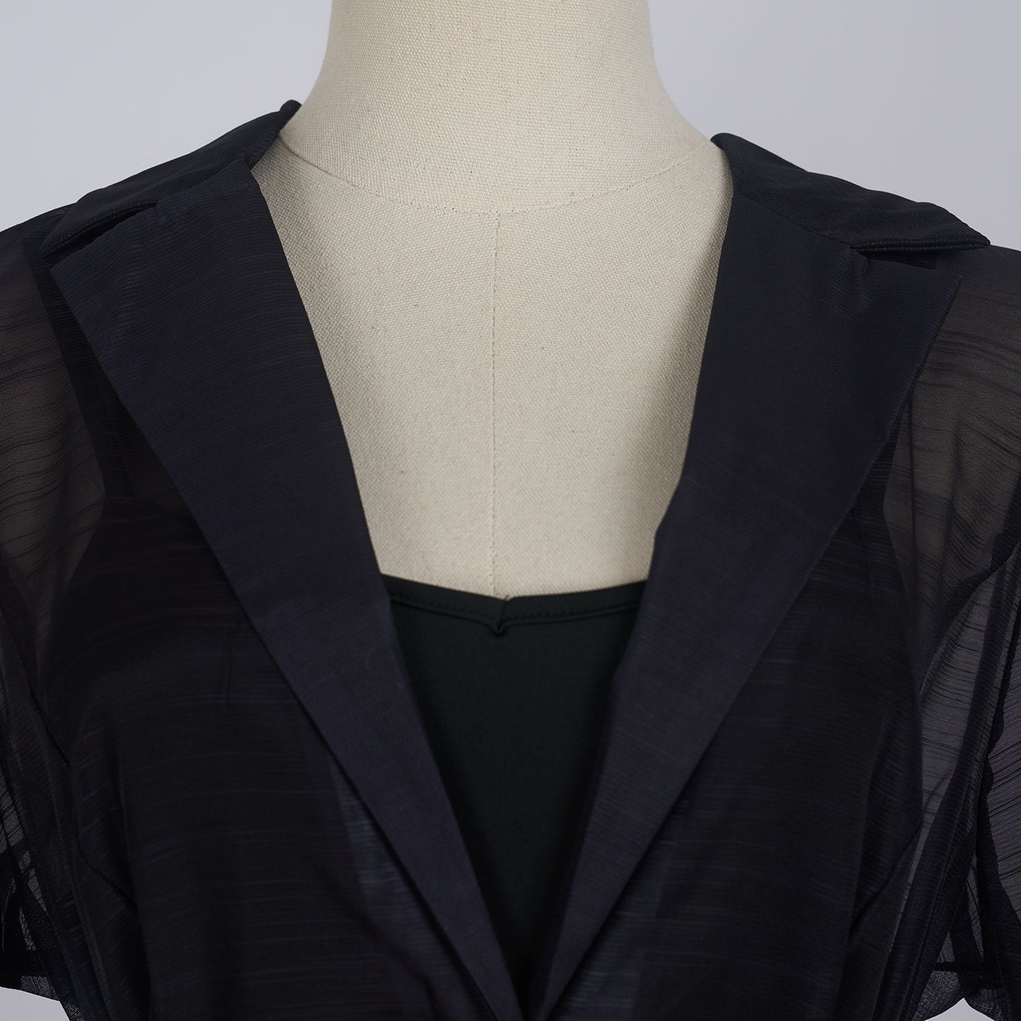 Rosa Sheer Black Floral