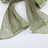 Green Sheer Long Sleeve Top