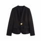 Premium Metal Head Buckle Blazer