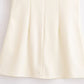 Spring Women Clothing Minimalist Bowknot Lace up Crew Neck Dress