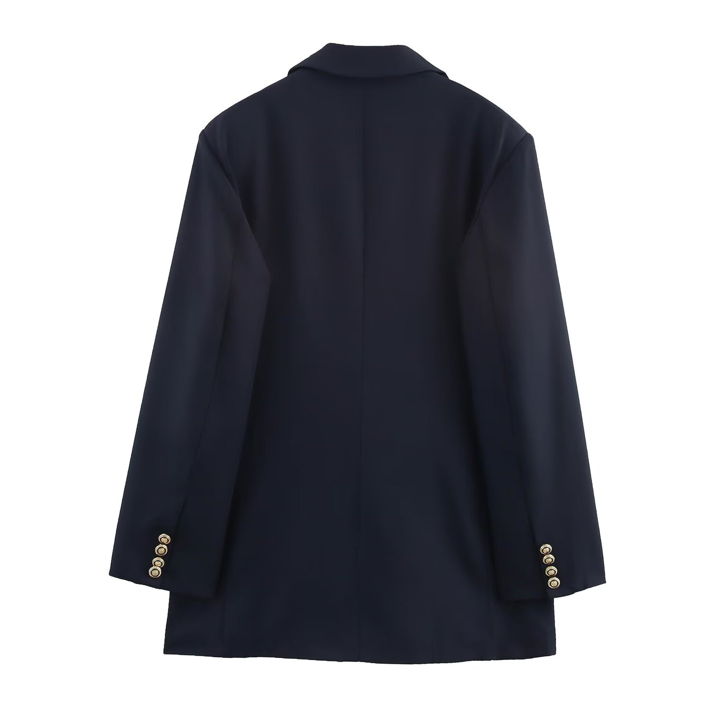 Women Clothing Office Double Breasted Casual Blazer