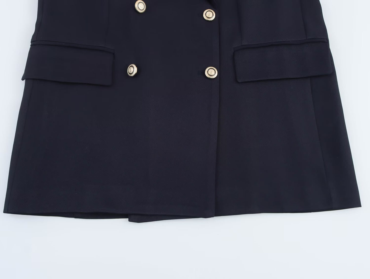 Women Clothing Office Double Breasted Casual Blazer