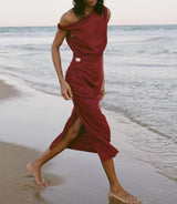Summer Women Clothing Sexy Pleated Midi Dress