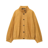 Tammy Tumeric Bomber Jacket Coat
