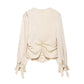 Wrinkle Effect Slim Shirt