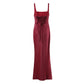 Sexy Oblique Shoulder Sleeveless Boning Corset Cocktail Evening Dress