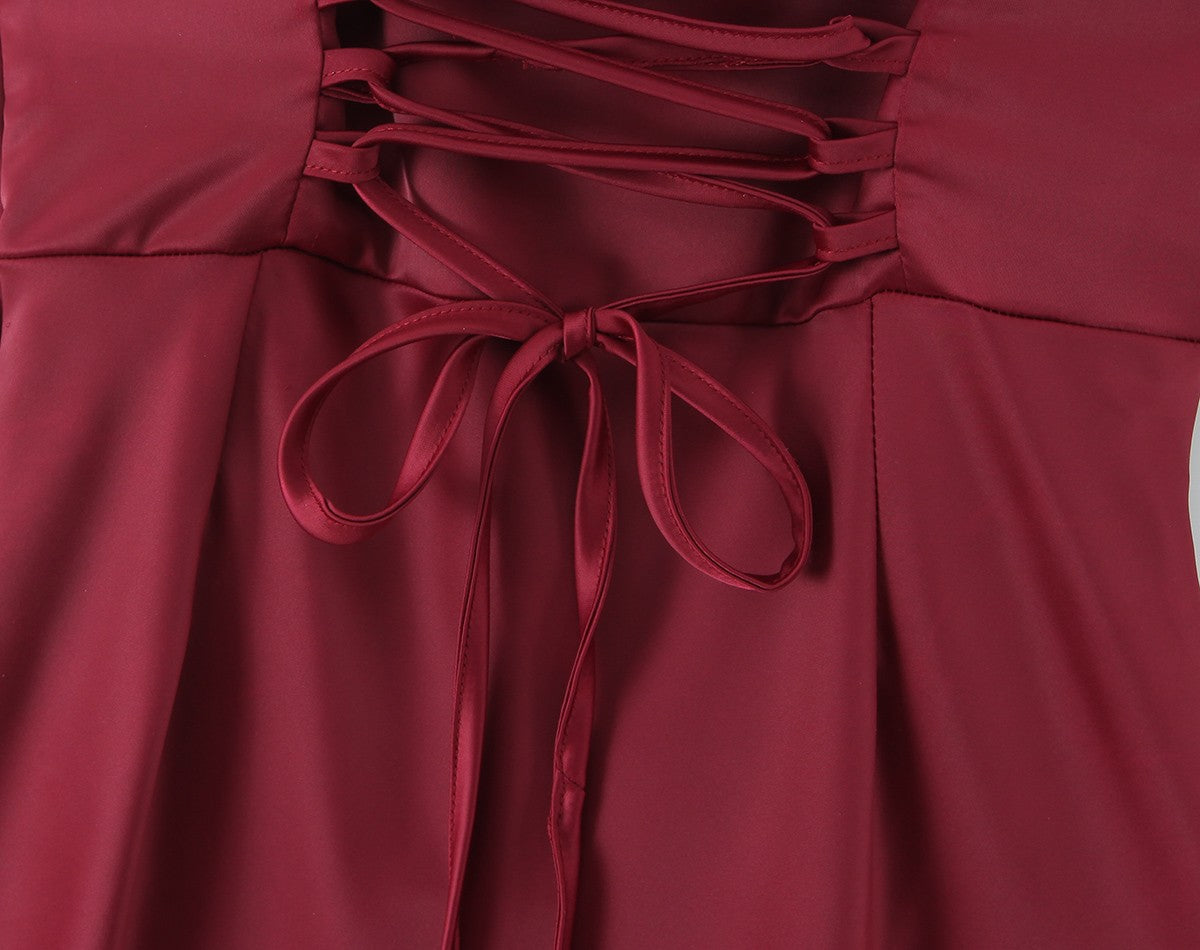 Boning Corset Cocktail Evening Dress