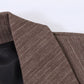 Women Clothing Summer Office Herringbone Twill Belt Blazers