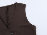 Lolly Asymmetric Lace Vest Top