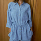 Women Clothing Spring Linen Blended Tour Safari Jacket Shirt