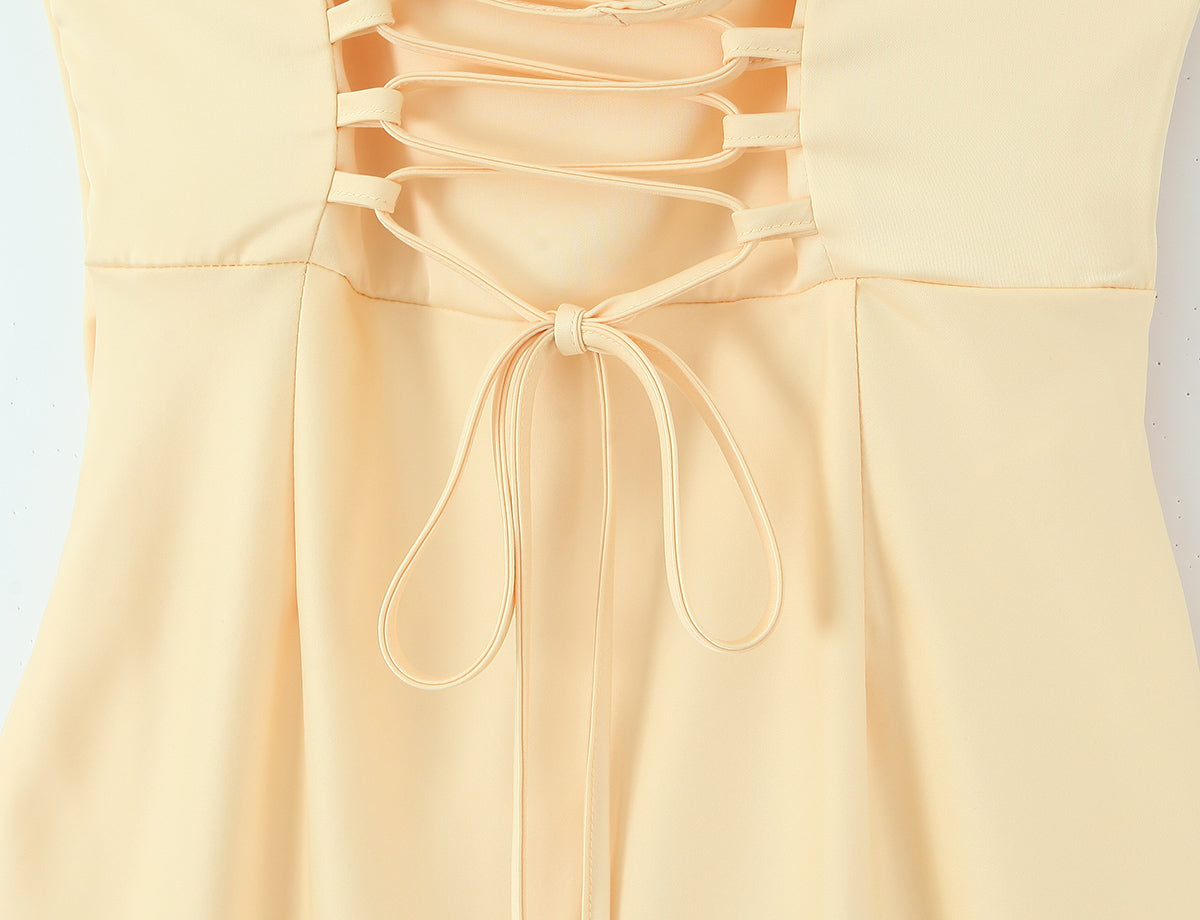 French Boning Corset Fishtail Dress