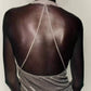 Women Clothing Draped Hanging Collar Vest Camisole Bright Top