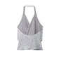 Women Clothing Summer Sexy Pleated Beads Decoration Halter Top