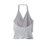 Sequin Halter Top