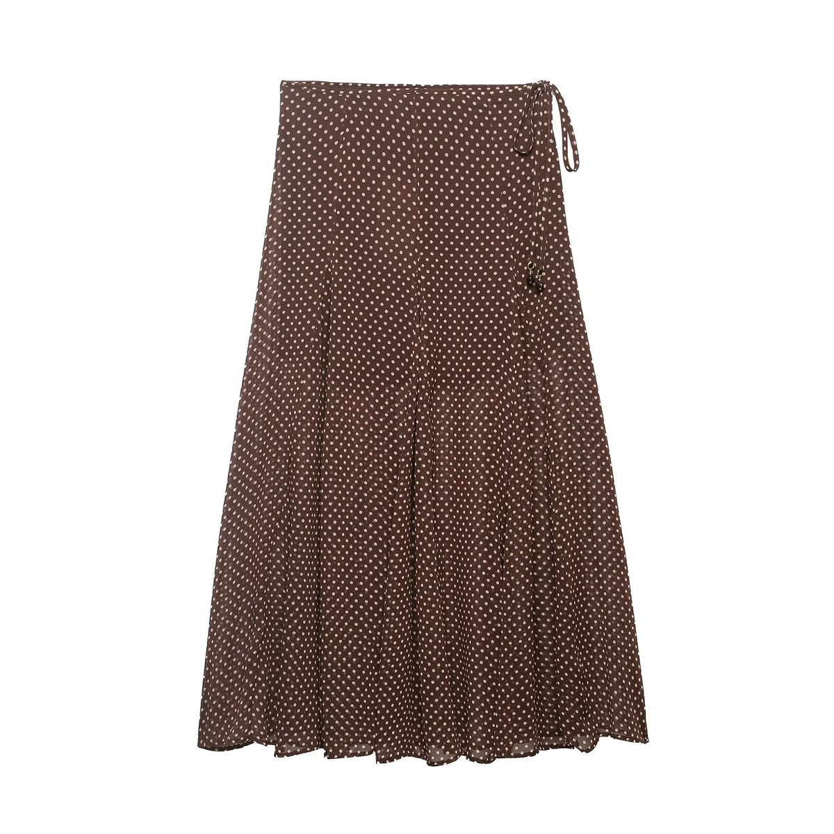 Polka Dot Midi Skirt