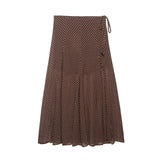 Polka Dot Midi Skirt