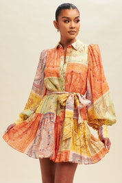 Asha Solstice Belted Dress