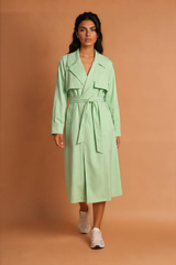 Ellie Mid Length Elegant Trench Coat