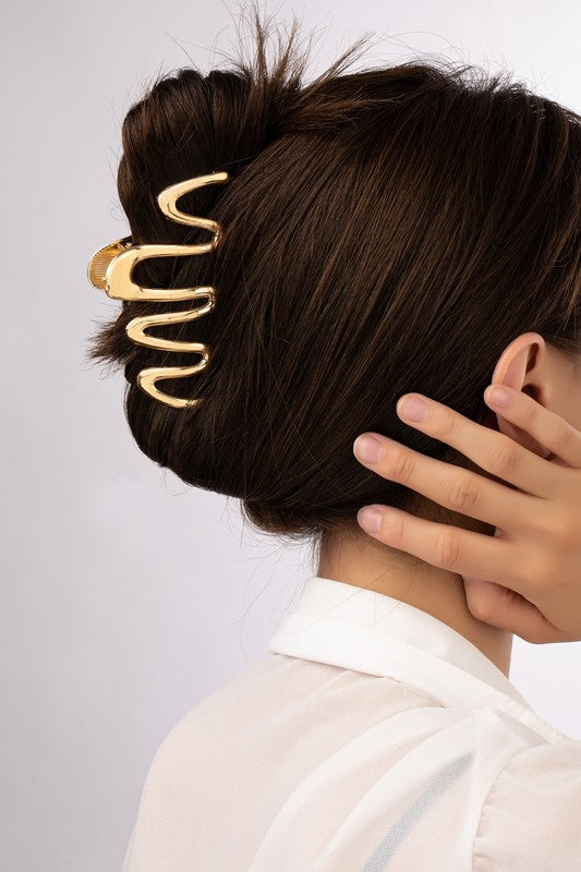 Gold Hair Claw Clip