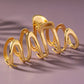 Gold Hair Claw Clip