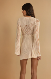 Chrishelle Taupe Crotchet Mini