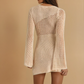 Chrishelle Taupe Crochet Mini