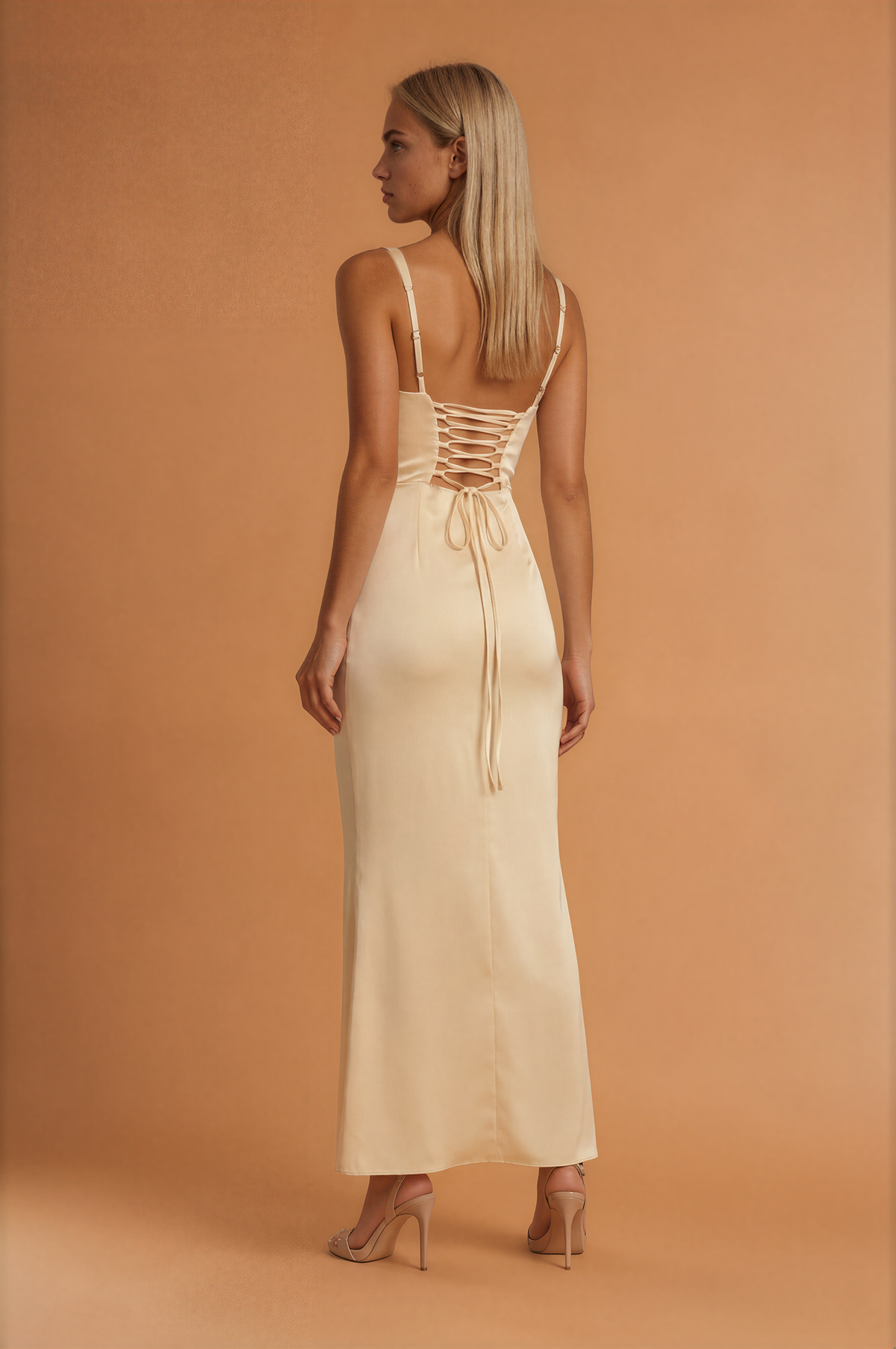 French Boning Corset Fishtail Dress