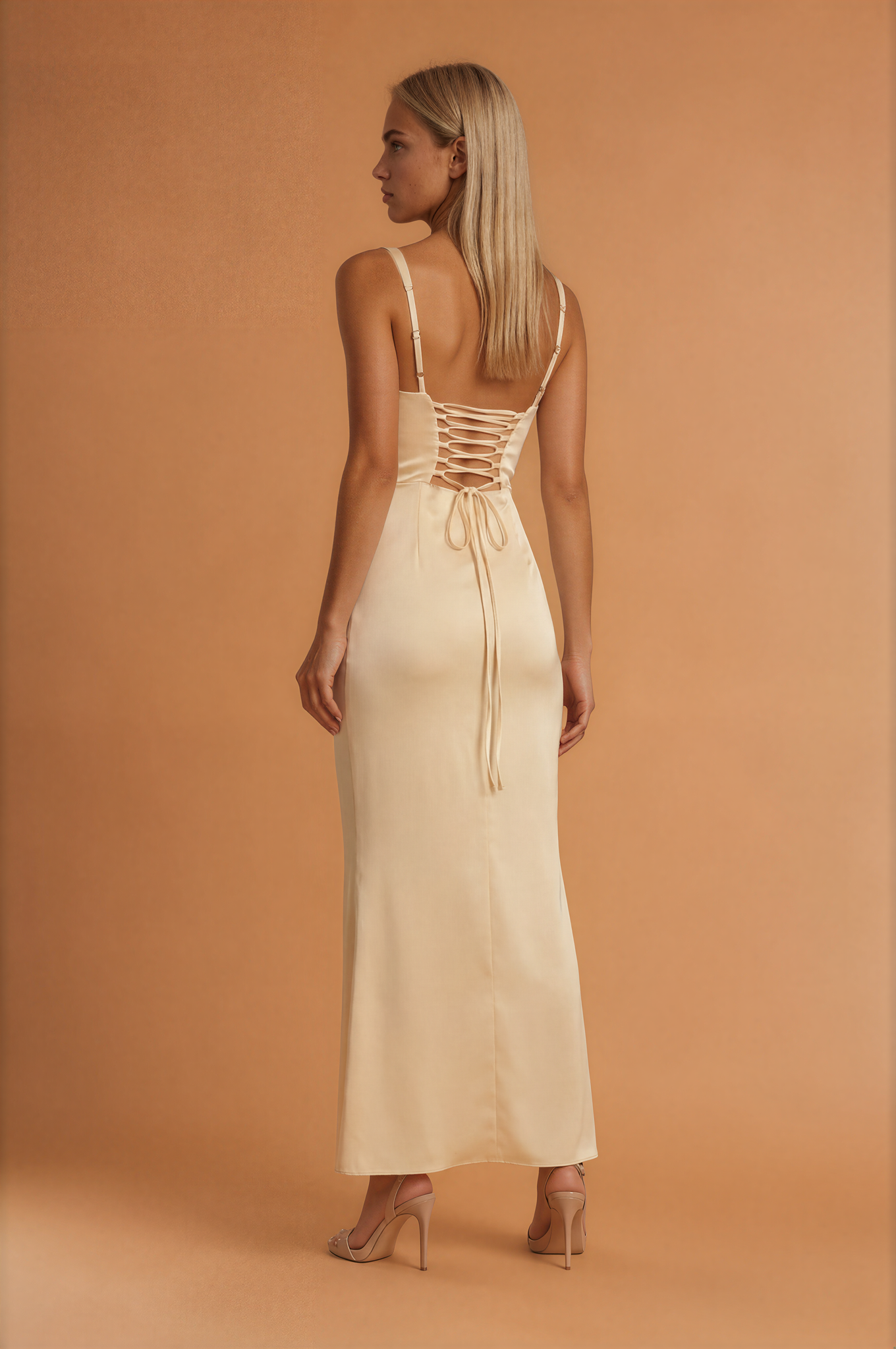 French Boning Corset Fishtail Dress