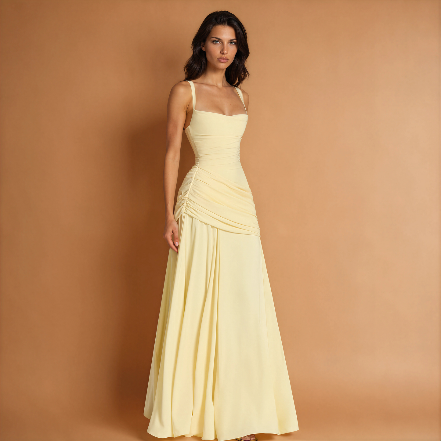 Allie Draped Maxi Dress