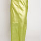 Green Metallic Maxi Skirt
