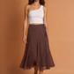 Polka Dot Midi Skirt