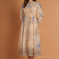 Long Sleeve Printed Button Down Dress